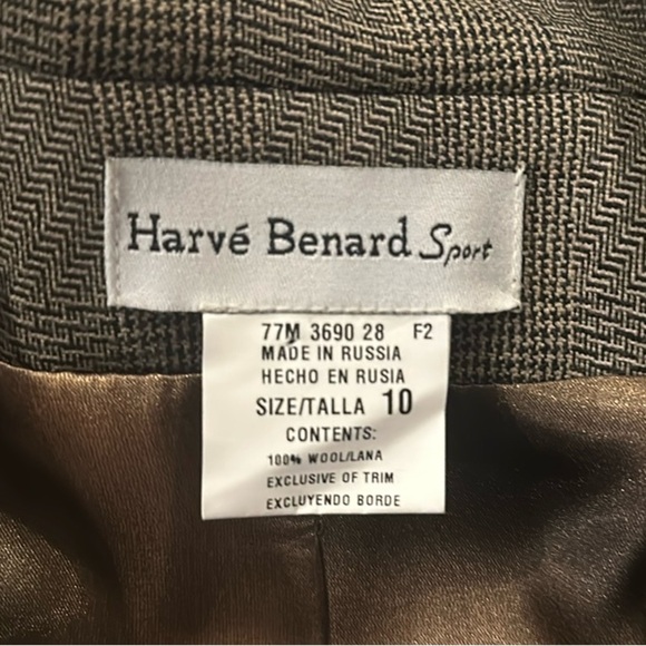 Vintage Wool Fitted Blazer Jacket Women Size 10 Preppy Office Casual Travel - Picture 6 of 8